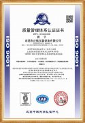 正航儀器中文版ISO證書(shū)